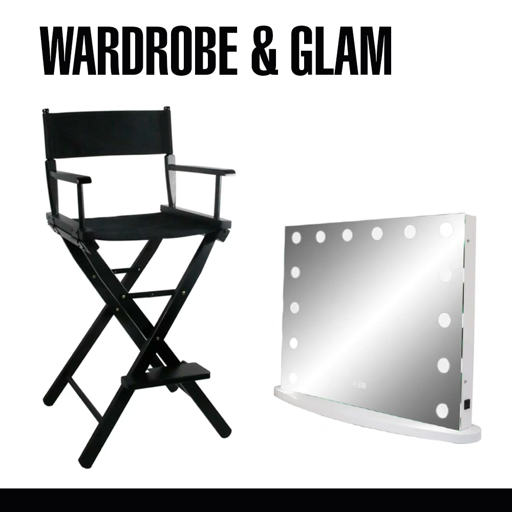 MIRRORS, CHAIRS, WARDROBE & GLAM